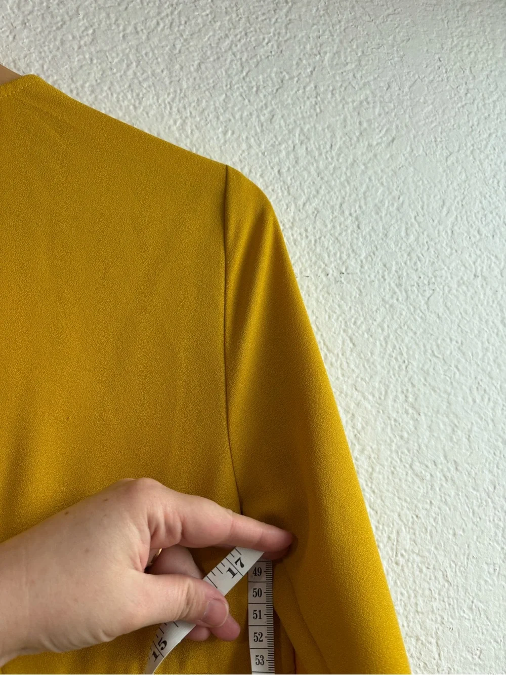 Philosophy Mustard Yellow Long Sleeve A Line Dress Size Small